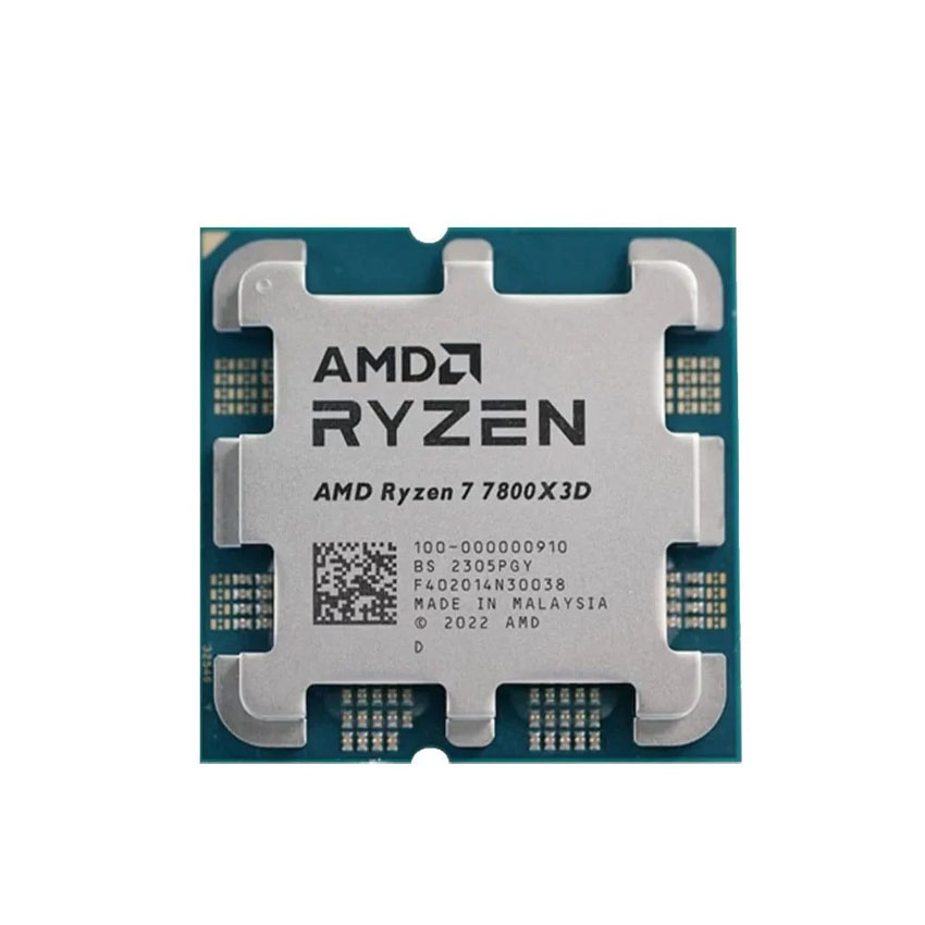 AMD Ryzen 7 7800X3D – 8 nhân 16 luồng, Turbo 5.0GHz, 96MB L3 Cache, AM5, 120W