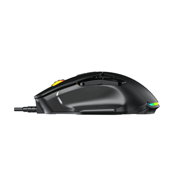 Chuột Gaming Có Dây AULA F815 Black (12.800 DPI, 7 nút, LED RGB) - Ảnh 2