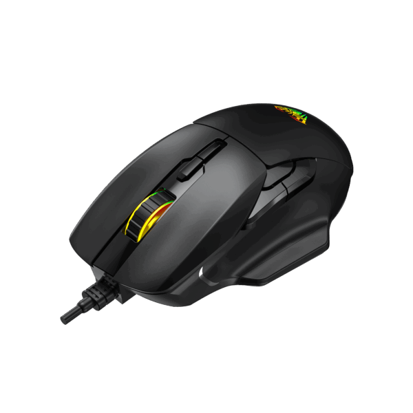 Chuột Gaming Có Dây AULA F815 Black (12.800 DPI, 7 nút, LED RGB) - Ảnh 4
