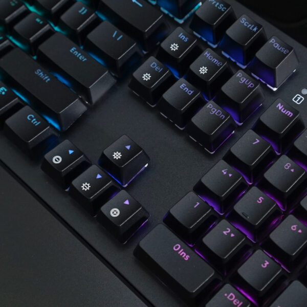 Bàn phím cơ AK104 RGB, Thiết kế fullsize 104, Kê tay rời, Blue switch. - Ảnh 7
