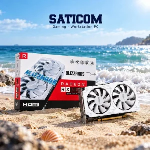 VGA UNIKA Radeon RX 580 8GB 2F GDDR5 Trắng
