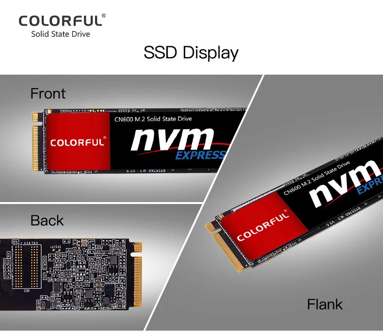 SSD Colorful CN600 256GB M.2 NVMe PCIe Gen3 thumbnail 2