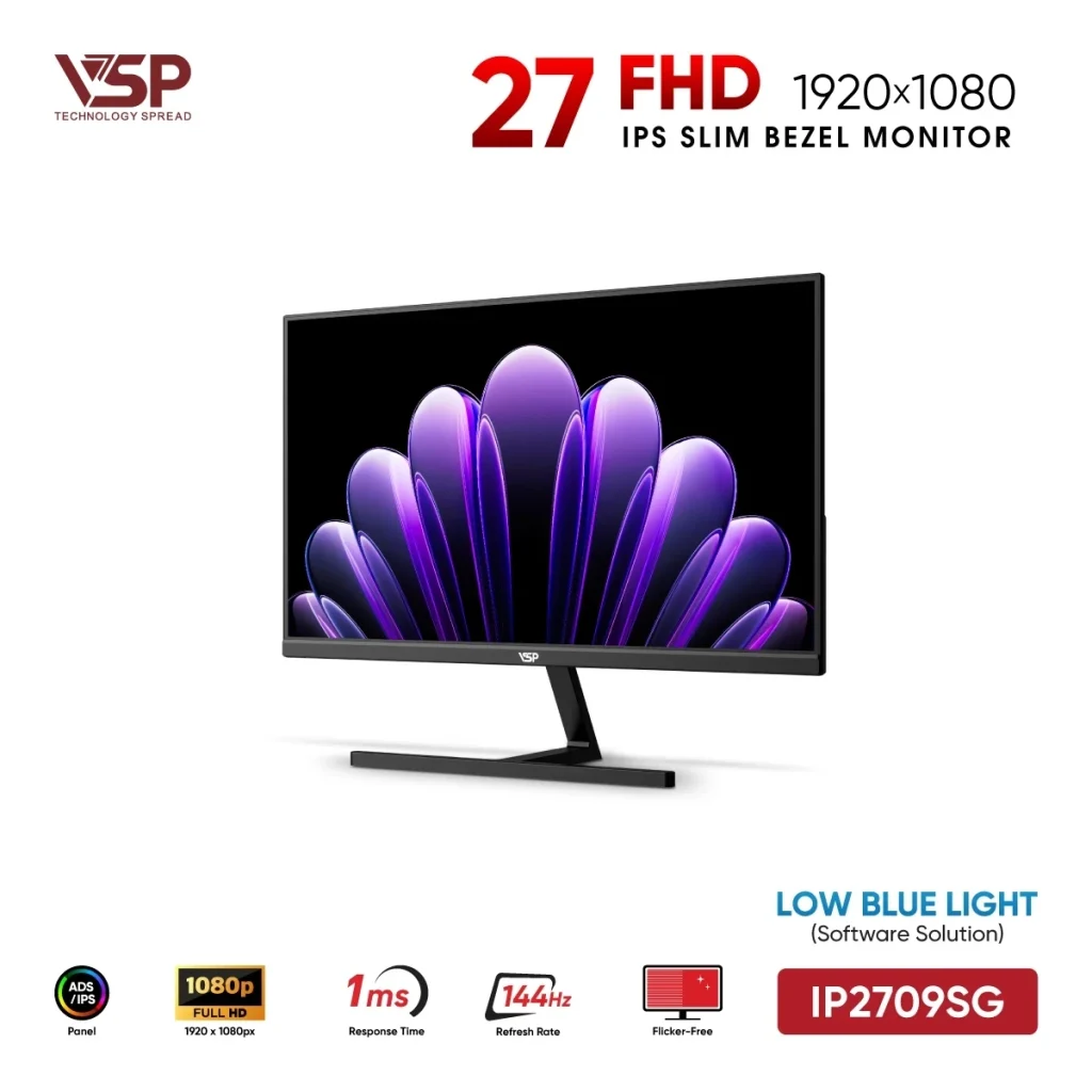 Màn hình VSP IP2709SG 27 inch IPS 144Hz 1ms | SATICOM - Ảnh 5
