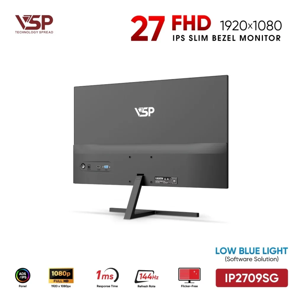 Màn hình VSP IP2709SG 27 inch IPS 144Hz 1ms | SATICOM thumbnail 4
