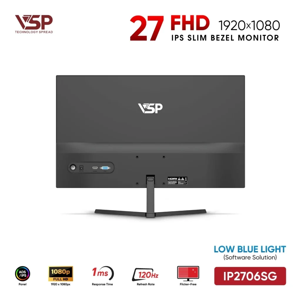 Màn Hình VSP IP2706SG Đen 27 Inch 120Hz 1ms thumbnail 3