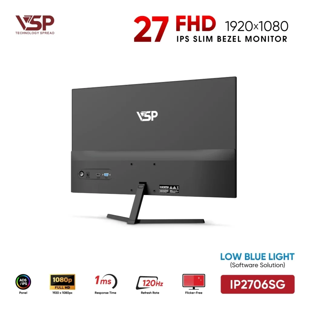 Màn Hình VSP IP2706SG Đen 27 Inch 120Hz 1ms thumbnail 4