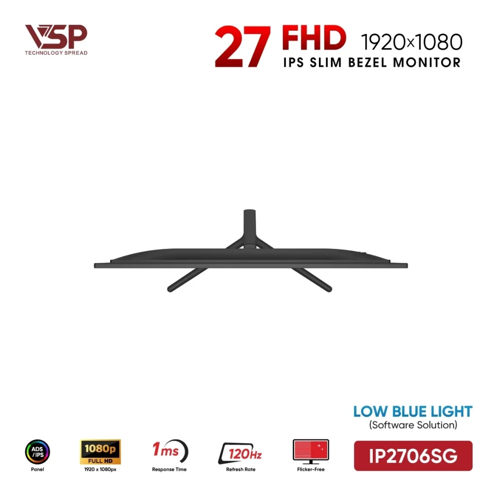 Màn Hình VSP IP2706SG Đen 27 Inch 120Hz 1ms - Ảnh 5