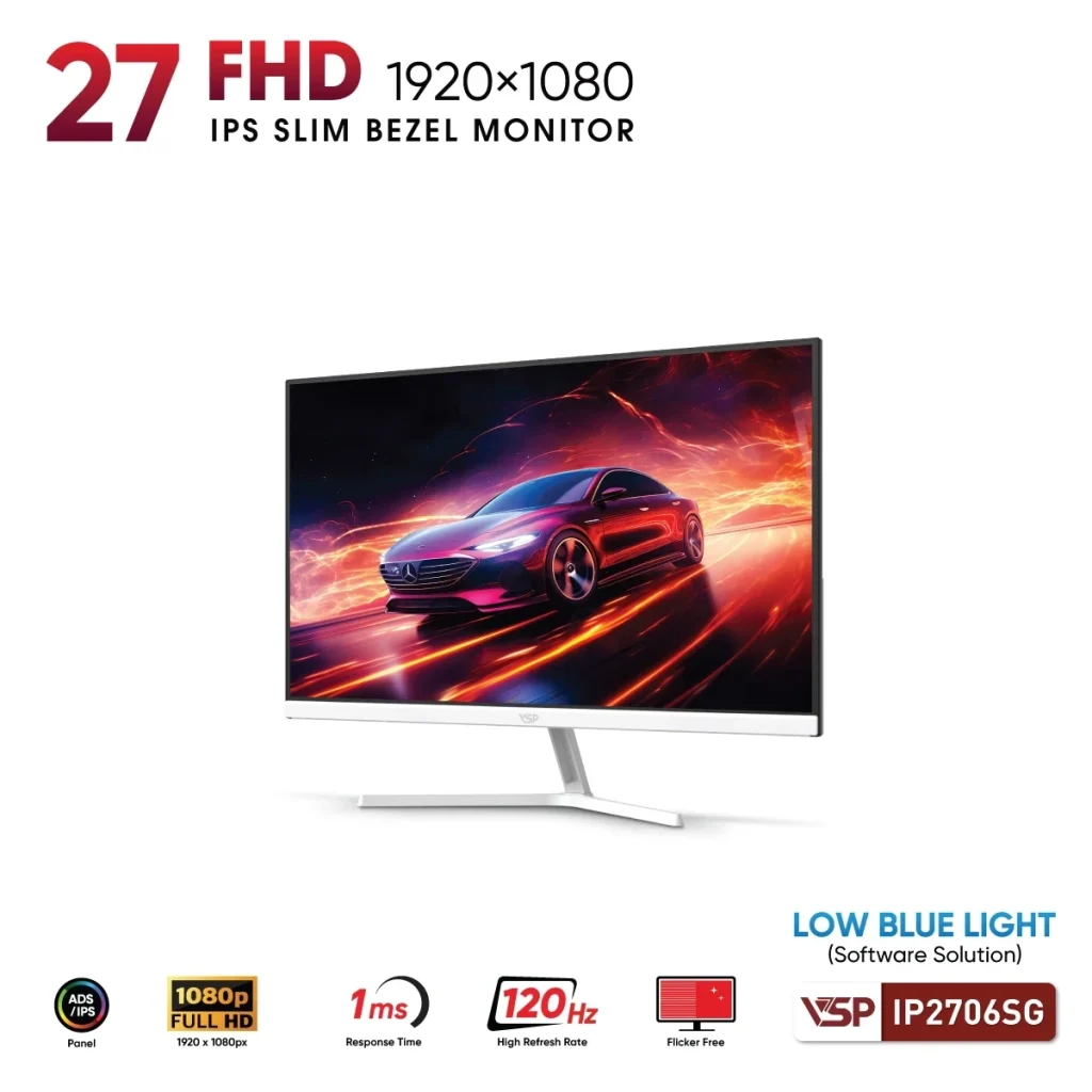 Màn Hình VSP IP2706SG White 27 Inch 120Hz thumbnail 2
