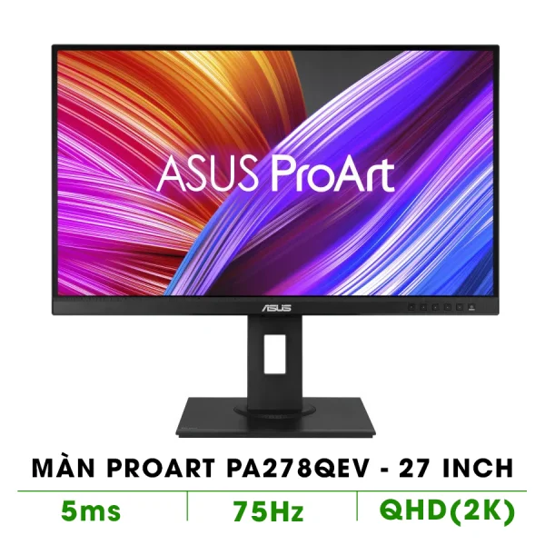 Màn Hình ASUS ProArt PA278QEV 27 Inch 2K IPS 75Hz