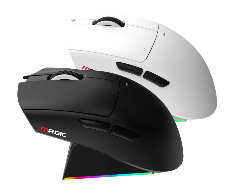 Chuột Gaming Magic LDON V3 PRO 3 Mode Kèm Dock Sạc