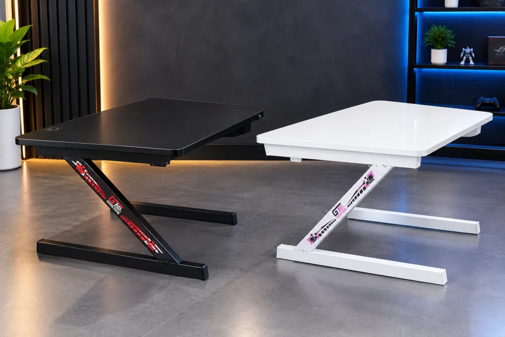 Bàn Gaming Ngồi Bệt Chân Z Có Tem (Màu Trắng/ Đen/ Hồng) - Full Box