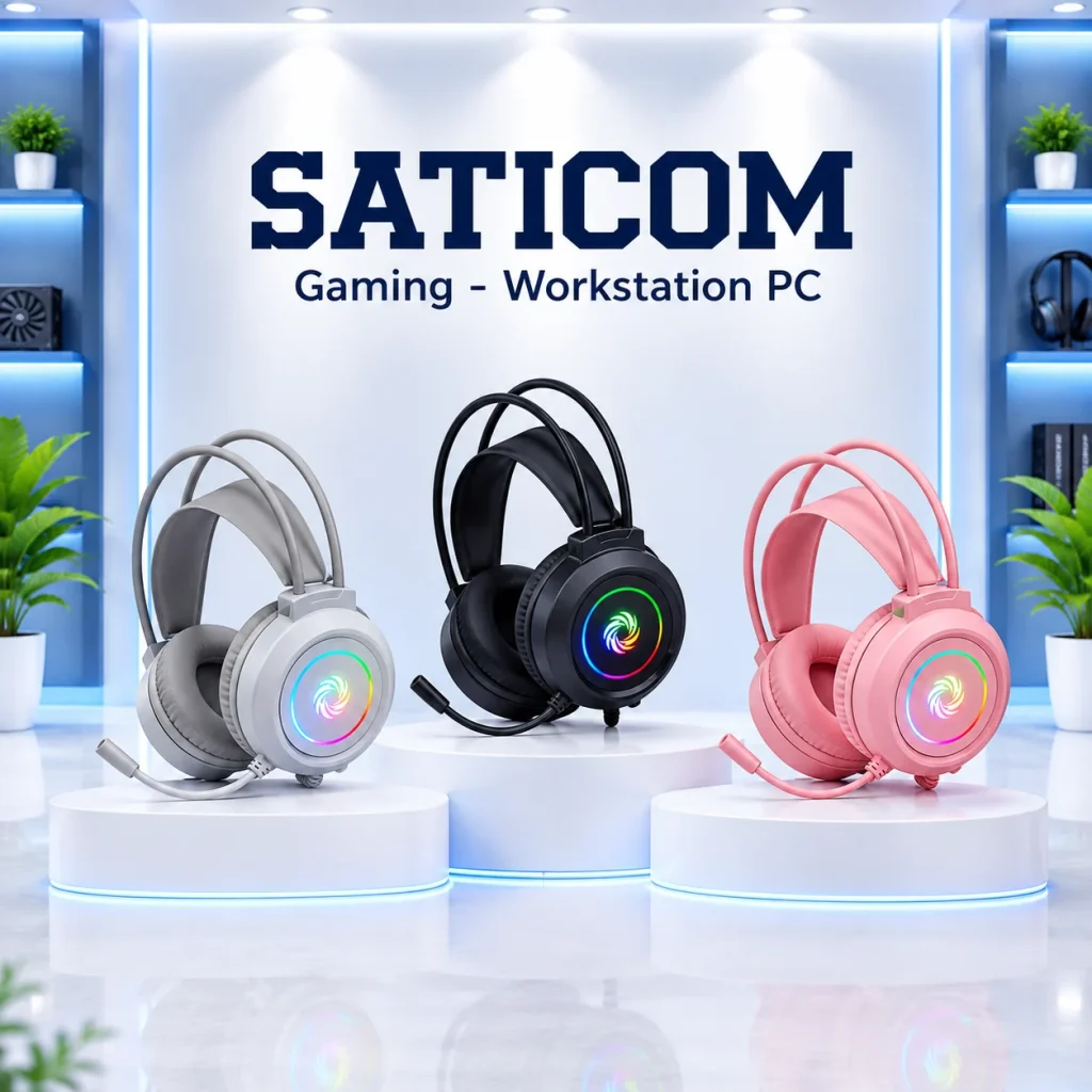 Tai Nghe Gaming CoolerPlus 7.1 No Box (Trắng Xám/ Đen/ Hồng)