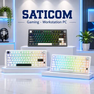 Bàn Phím Cơ 3 Mode DareU FLEX 75 RGB Hot-Swap