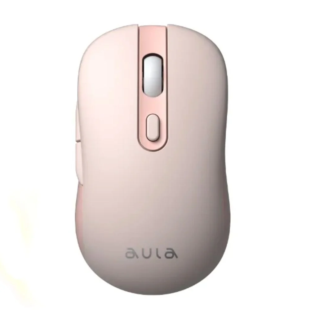 Chuột Quang Không Dây AULA AM212 (Màu Trắng/ Hồng) thumbnail 3