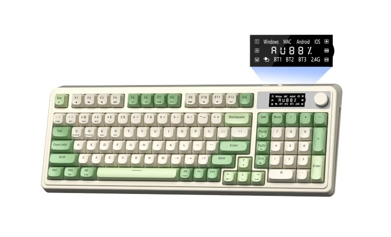 Bàn phím AULA S99 Pro Không Dây, RGB, 99 Phím thumbnail 3