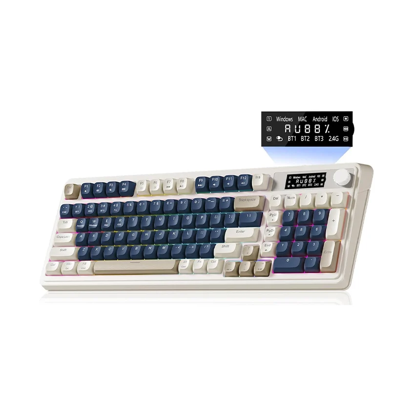 Bàn phím AULA S99 Pro Không Dây, RGB, 99 Phím thumbnail 2