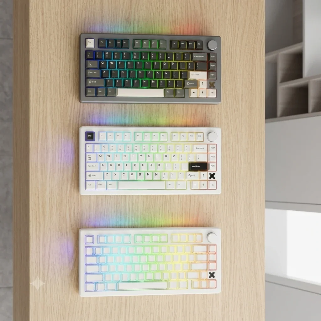 Bàn Phím Cơ 3 Mode DareU FLEX 75 RGB Hot-Swap