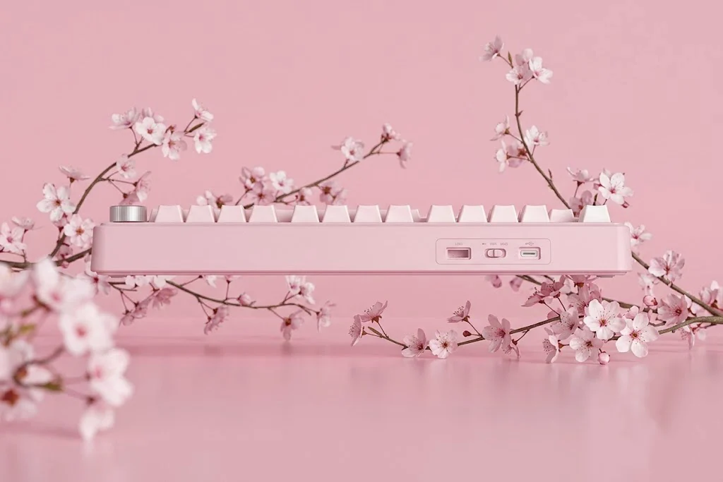 Bàn phím cơ AULA F75 Hồng Gradient Dream Sakura Switch thumbnail 3