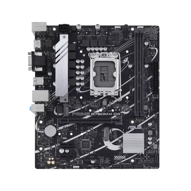 Mainboard ASUS Prime B760M-K D4 DDR4 thumbnail 3