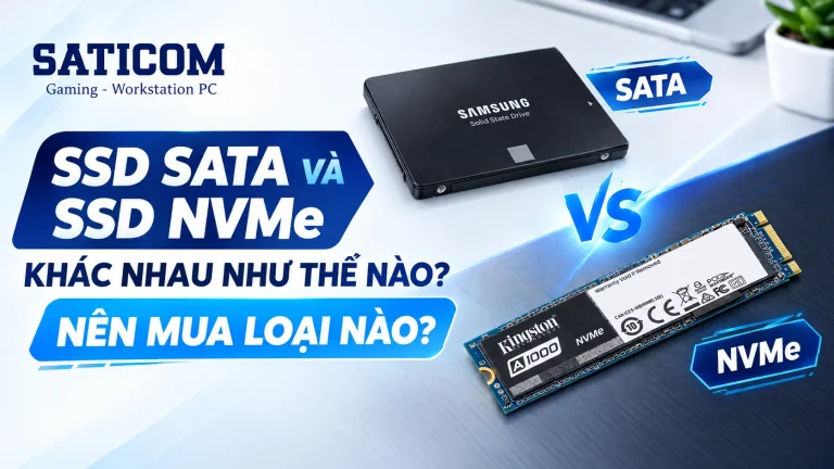 SSD SATA Và SSD NVMe Khác Nhau Như Thế Nào? Nên Mua Loại Nào?