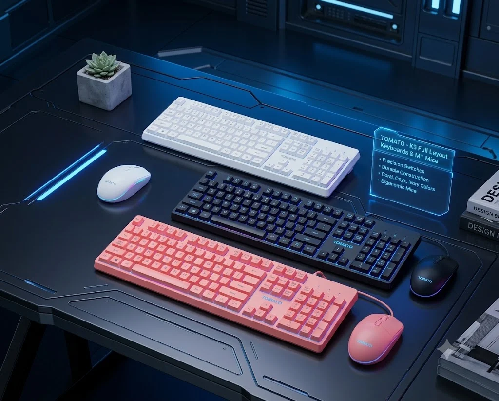 Combo Bàn Phím Chuột Tomato S100 LED RGB
