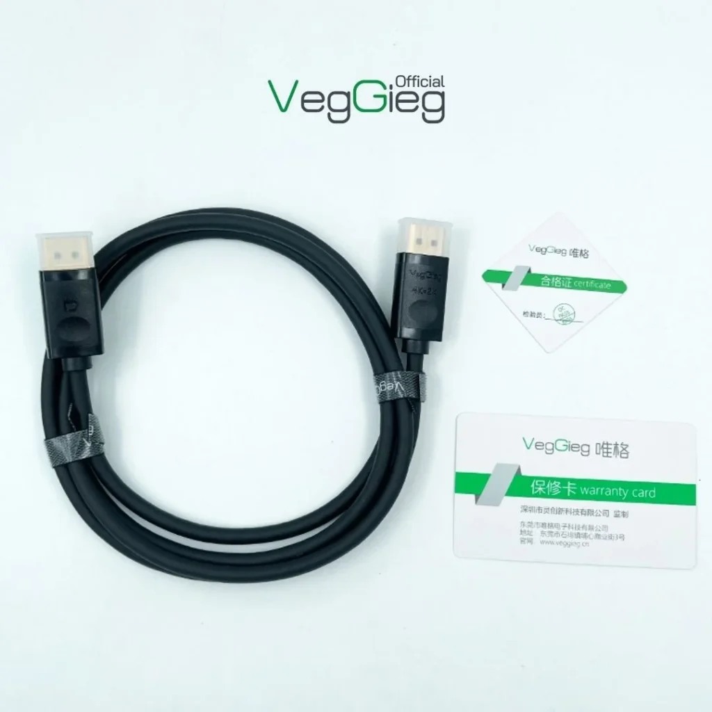 Dây DisplayPort 1.2 4K VEGGIEG V-Z602 1,5M thumbnail 4