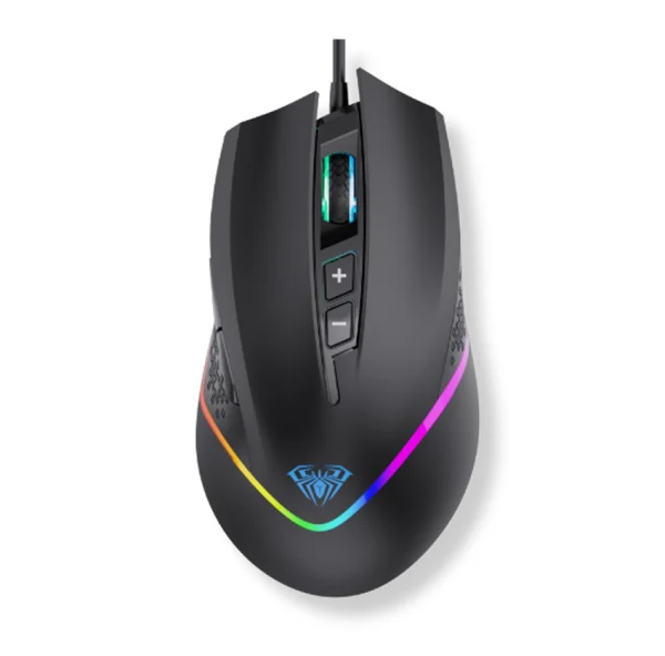 Chuột Gaming AULA F805 6400 DPI, 7 Nút, LED RGB SATICOM