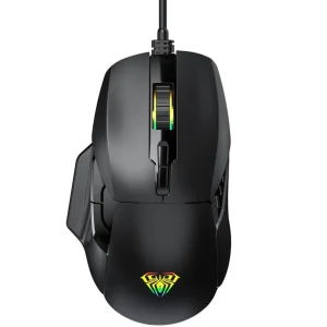 Chuột Gaming AULA F805 6400 DPI, 7 Nút, LED RGB SATICOM