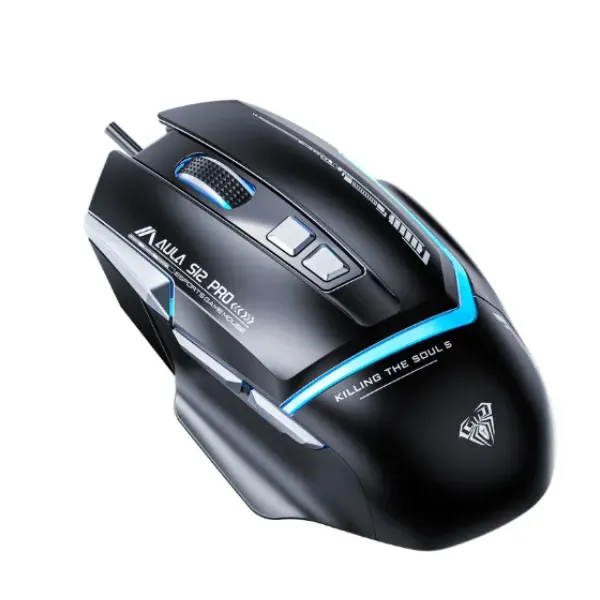 Chuột Gaming AULA S12 Pro 12800 DPI, LED RGB SATICOM thumbnail 2