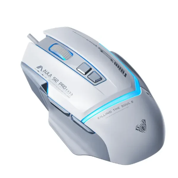 Chuột Gaming AULA S12 Pro 12800 DPI, LED RGB SATICOM thumbnail 3