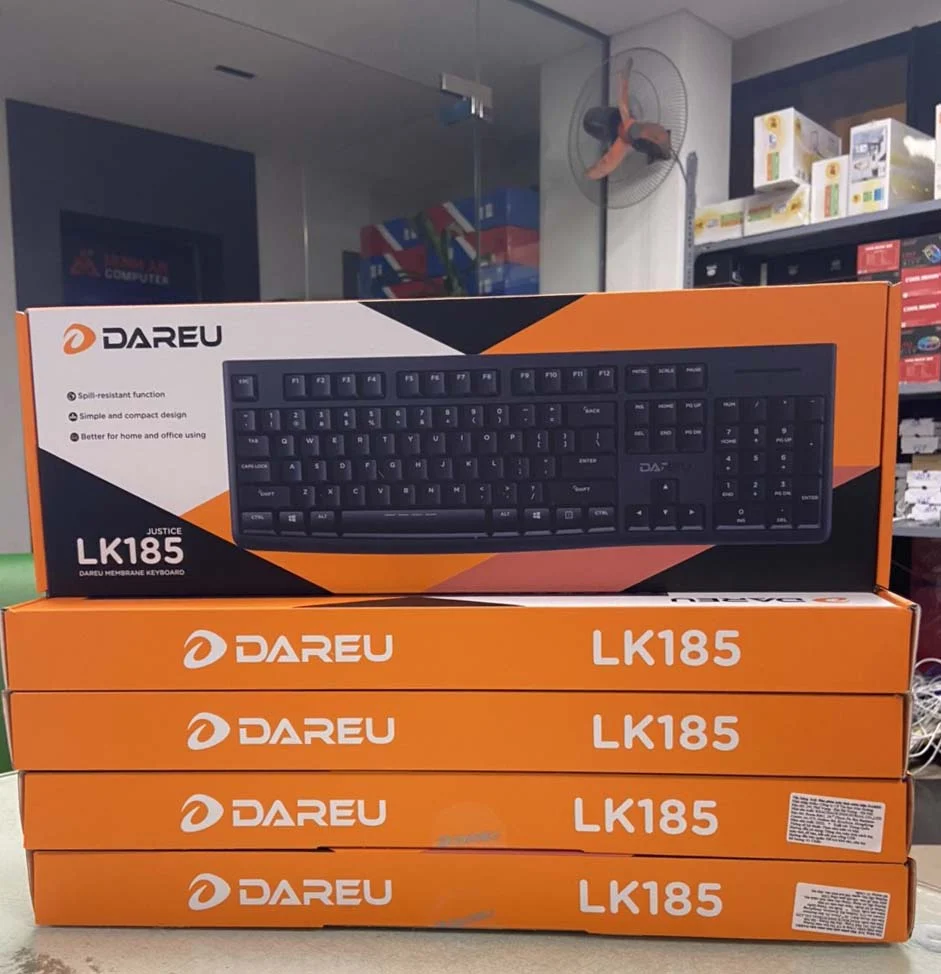 Bàn Phím DareU LK185 Đen Full Size 104 Phím - Ảnh 5