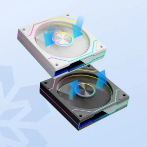 Fan Case Starlink V9 PRO ARGB Đen Trắng | SATICOM