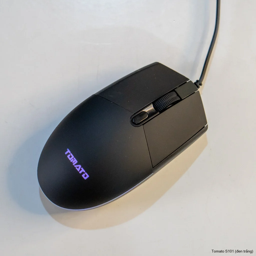 Combo Phím Chuột Tomato S101 Mix Đen Trắng LED RGB thumbnail 3
