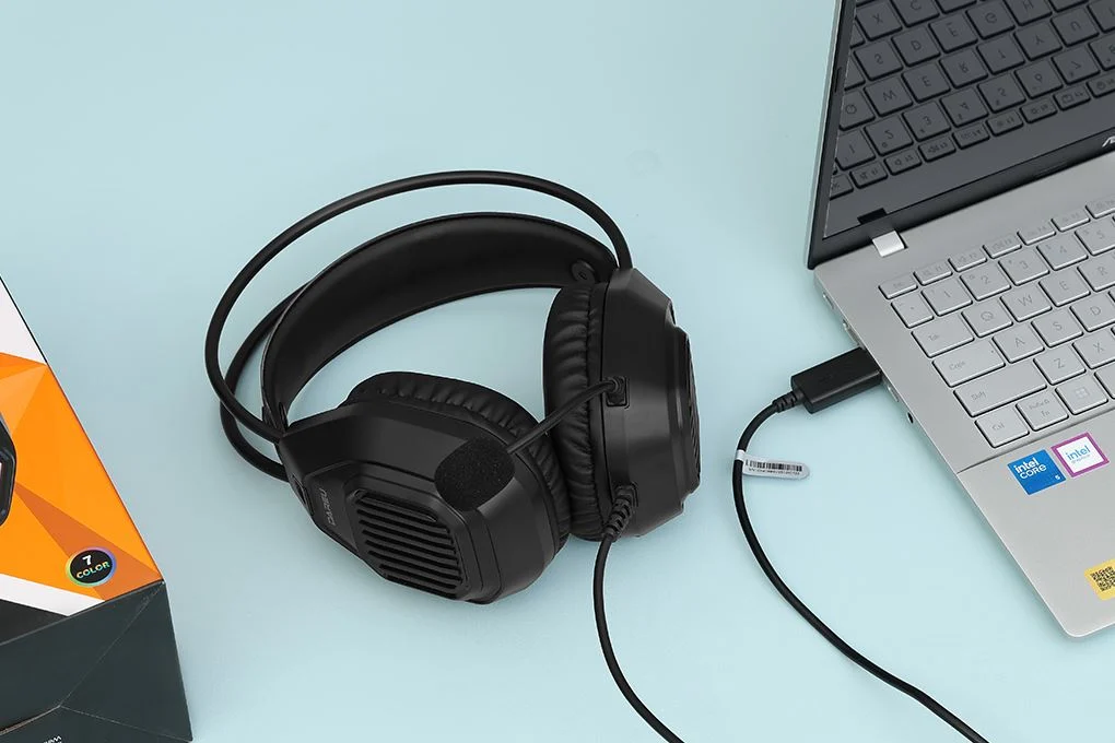 Tai nghe Gaming DareU EH406 Đen – Giả lập 7.1, LED nhiều màu thumbnail 2