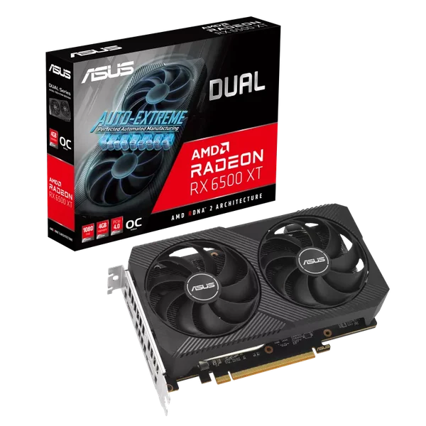 VGA ASUS RX 6500 XT 4GB DUAL OC Edition