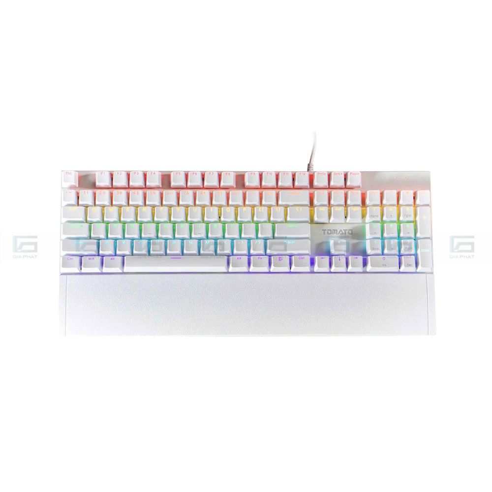 Bàn Phím Cơ Tomato S220 Trắng Đen Blue Switch LED thumbnail 3