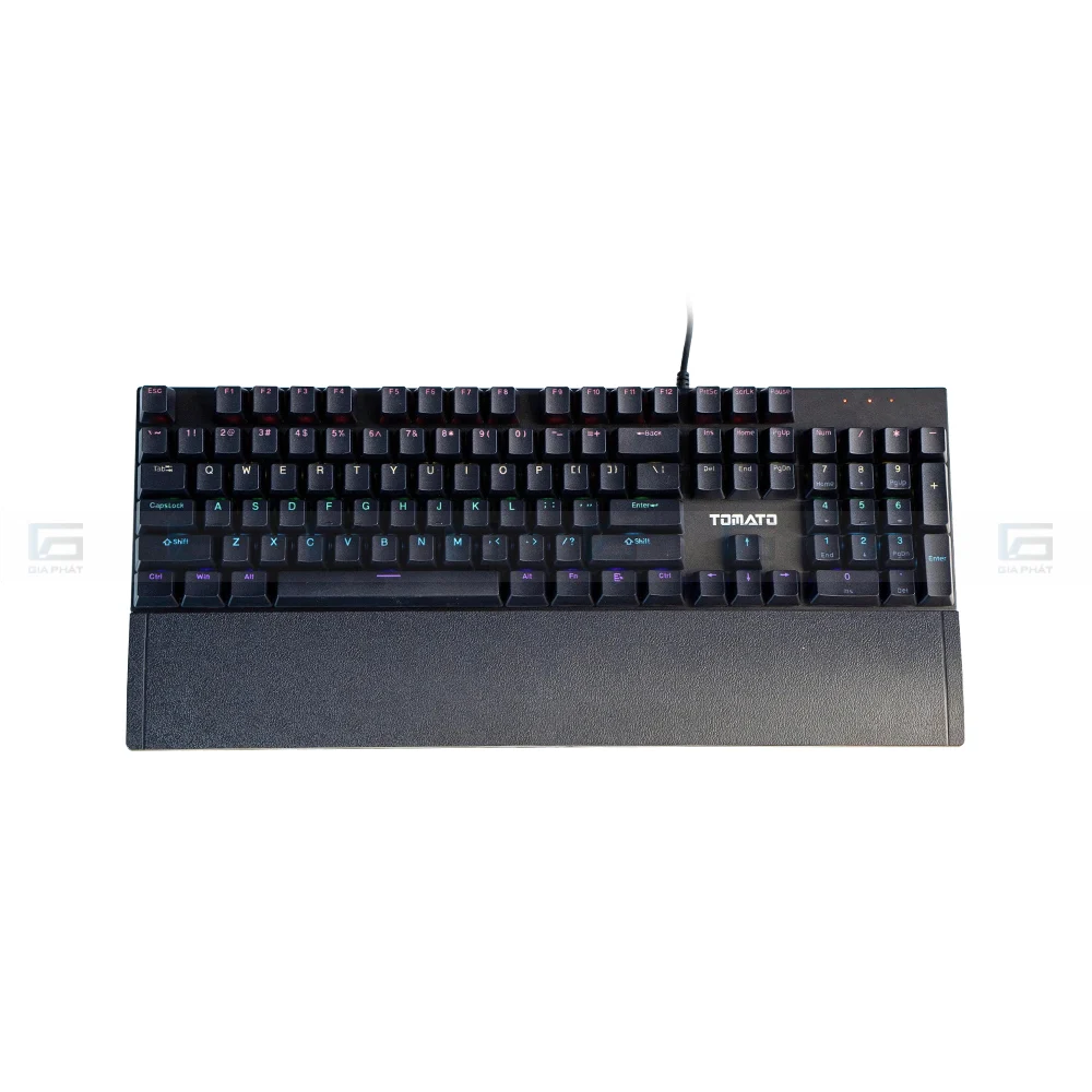 Bàn Phím Cơ Tomato S220 Trắng Đen Blue Switch LED thumbnail 2
