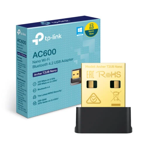 USB Wi-Fi Bluetooth TP-Link Archer T2UB Nano AC600 thumbnail 2