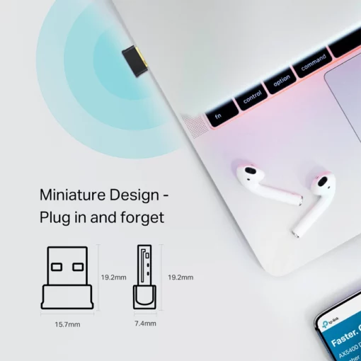 USB Wi-Fi Bluetooth TP-Link Archer T2UB Nano AC600 thumbnail 4