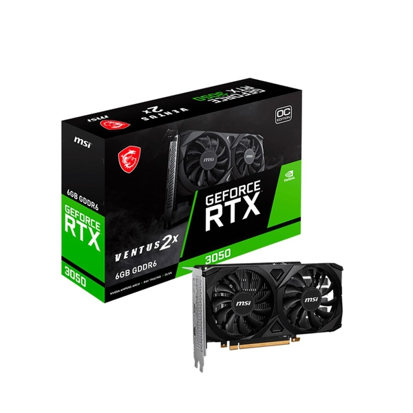 VGA MSI RTX 3050 VENTUS 2X E 6G OC 6GB | SATICOM