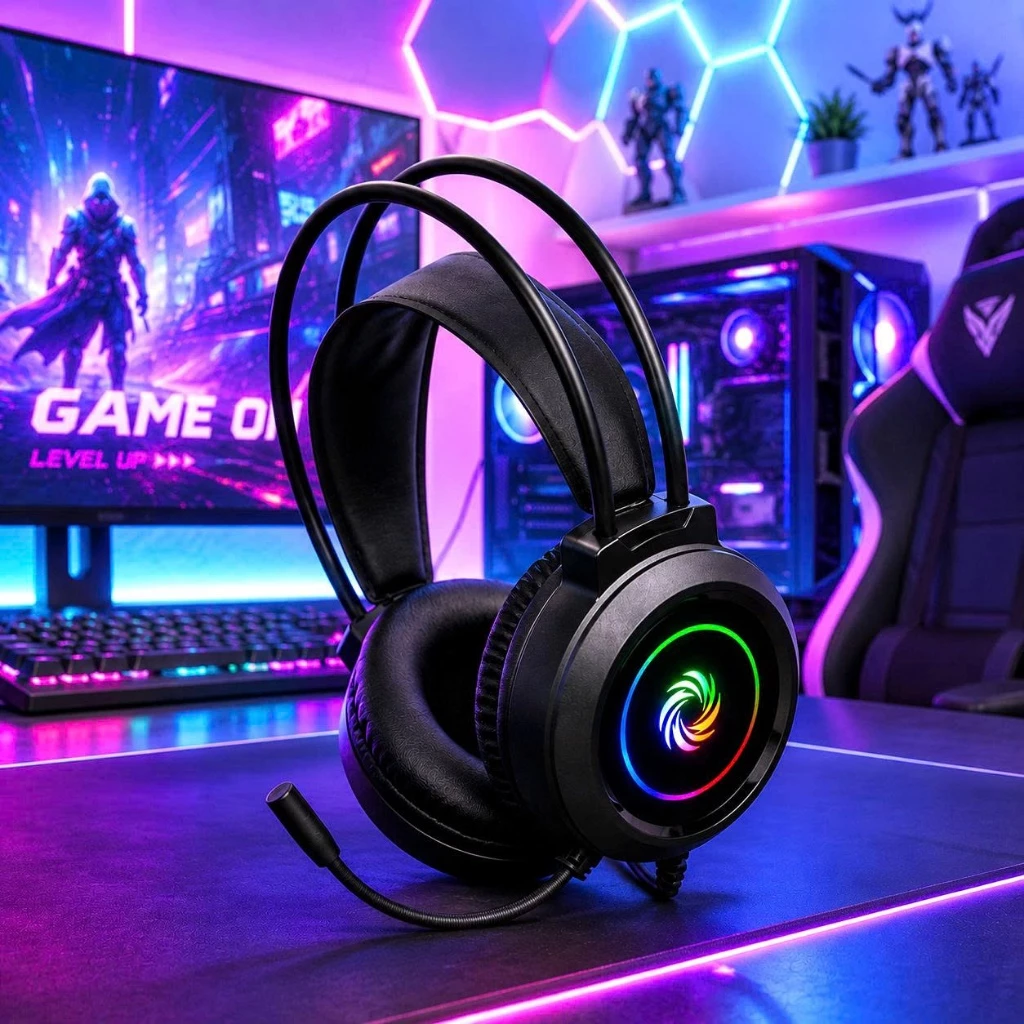Tai Nghe Gaming CoolerPlus 7.1 No Box (Trắng Xám/ Đen/ Hồng) - Ảnh 5