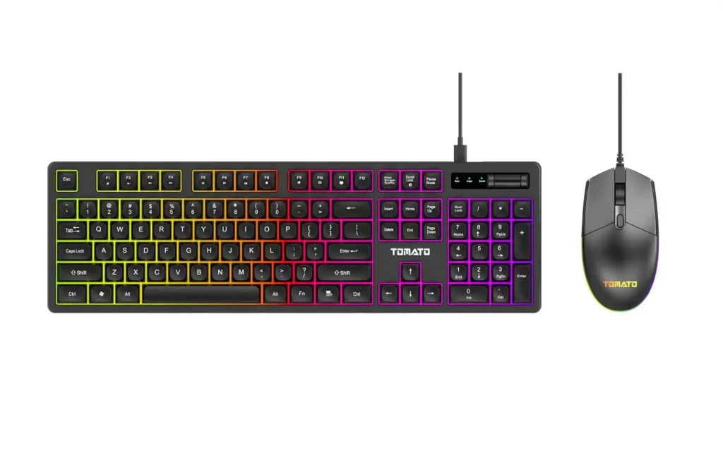 Combo Phím Chuột Tomato S120 LED RGB Full Size thumbnail 3